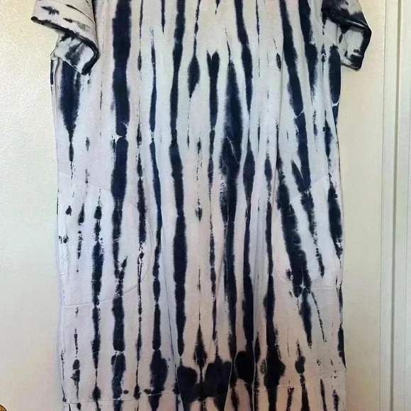 Chico’s French Terry Tye Dye Short Sleeve Dress - Picture 6 of 8